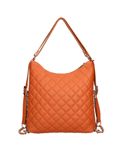 Shoulder bag convertible into a backpack