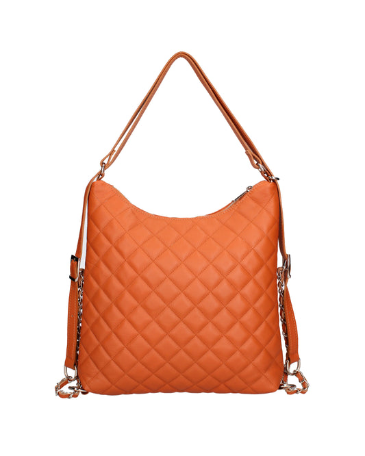 Shoulder bag convertible into a backpack